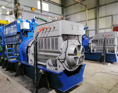 丰都甘泰沼气发电项目配快盈VIII2台850KW/10.5KV6极高压发电机